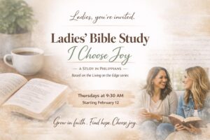 Ladies' Bible Study Invitation Poster (1)